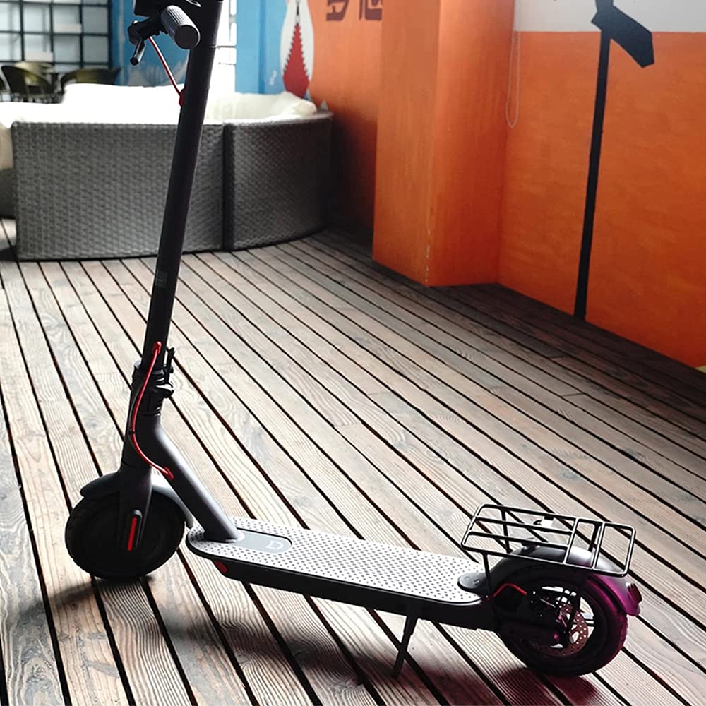 Portaequipajes para Patinete Eléctrico Compatible con M365 1S Pro, Acero Sólido, Rodamiento Sólido