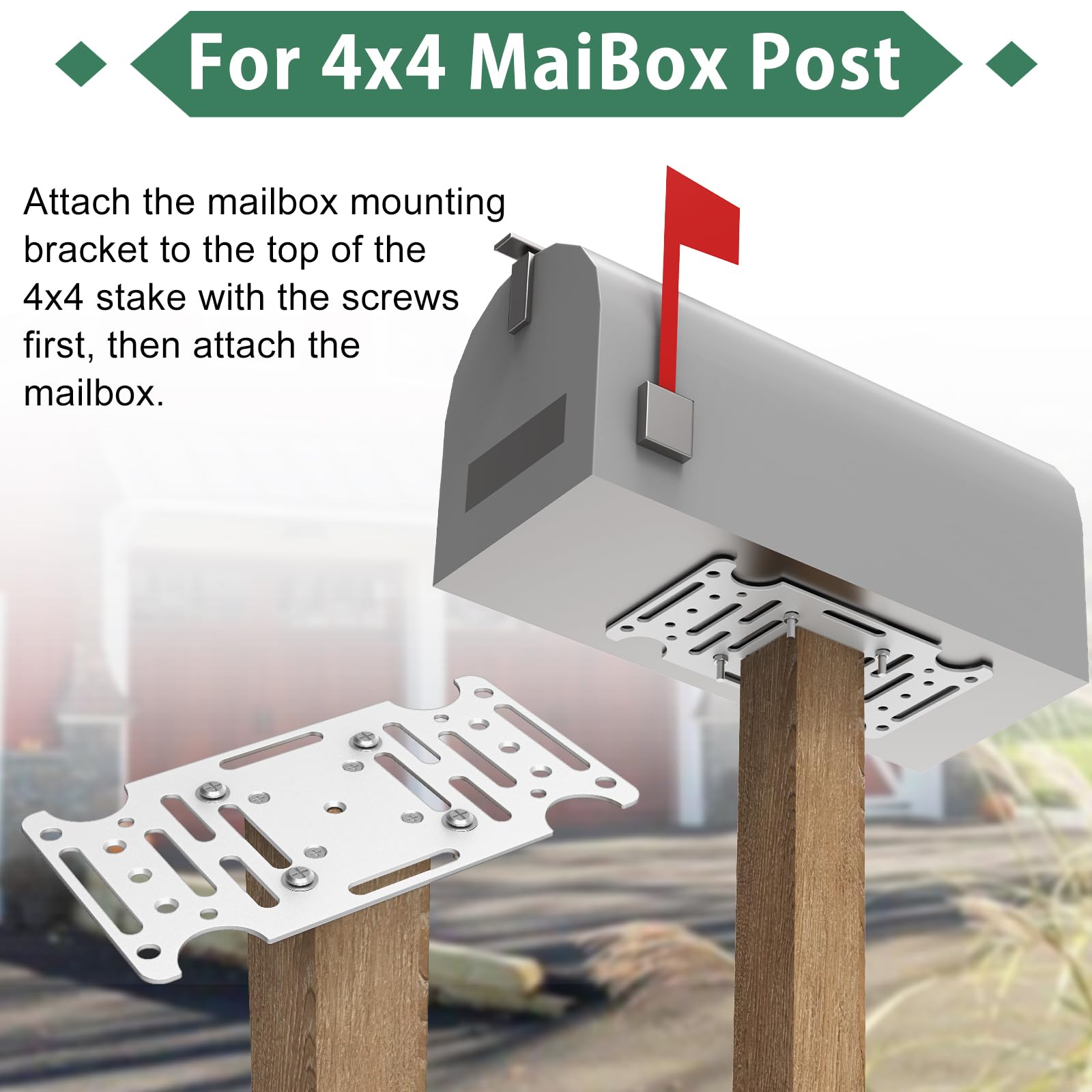 Snapklik.com : Mailbox Mounting Bracket, Universal Mounting Adapter ...