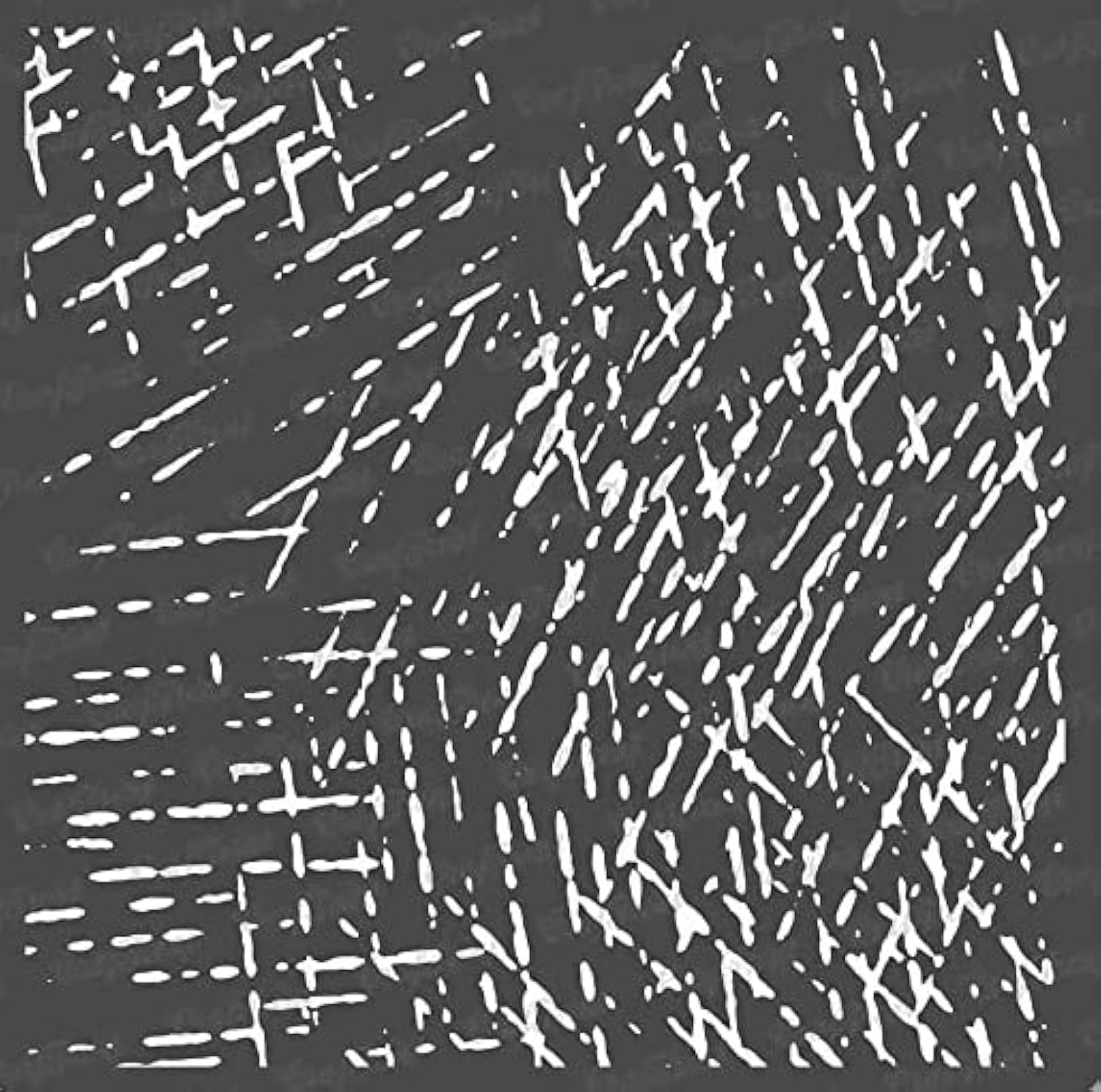 CrafTreat Pattern Stencils for Painting on Wood, Canvas, Paper, Fabric, Floor, Wall and Tile - Scratches - 6x6 Inches - Reusable DIY Art and Craft Stencils - Concrete Stencils Patterns