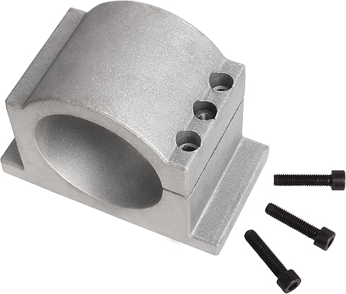 Miniatura 6 de RATTMMOTOR Soporte de montaje de abrazadera de motor de husillo CNC de 3.937 in con 3 tornillos para CNC Router grabado fresado husillo motor