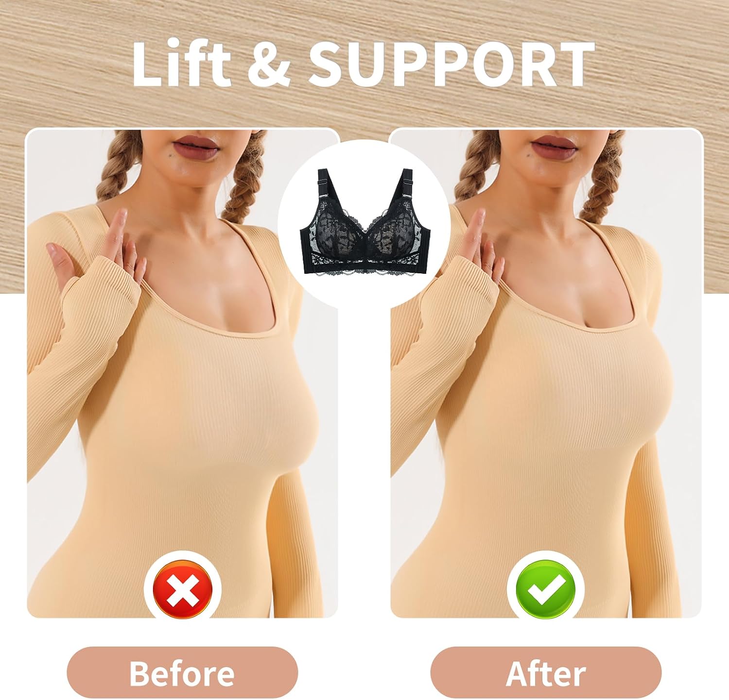 Minimizer Bras for Women No Underwire Lightly Padded Full Coverage 6170