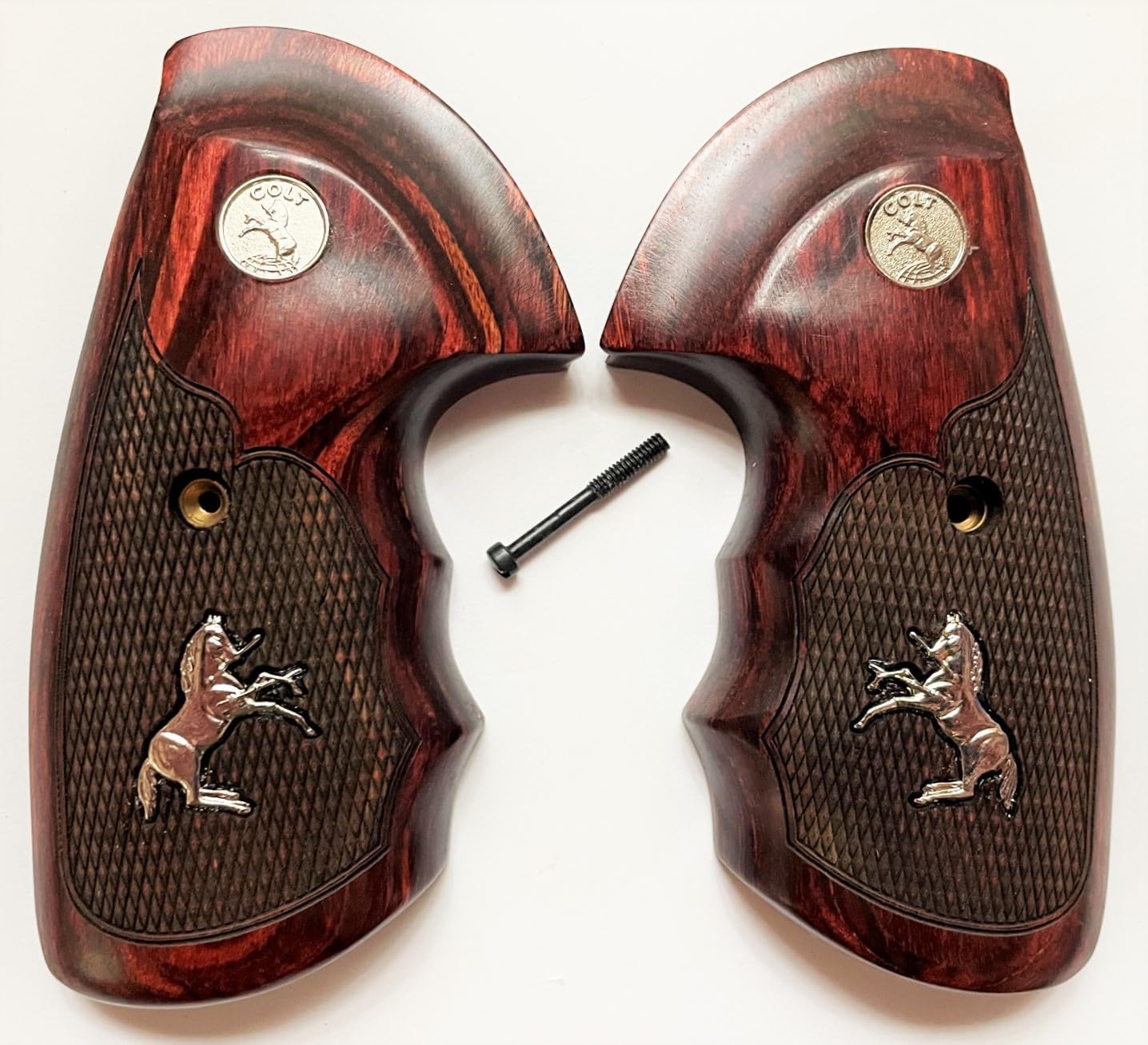 Colt Python Grips, Colt Python 2020 Grips, Colt 2021-2023 Anaconda Grips Rosewood