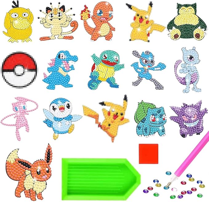 Diamond Painting Aufkleber Kit | DIY Diamant Aufkleber Für Kinder & Erwachsene