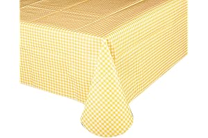 Waterproof Oil-Proof Vinyl Tablecloth with Flannel Backing
