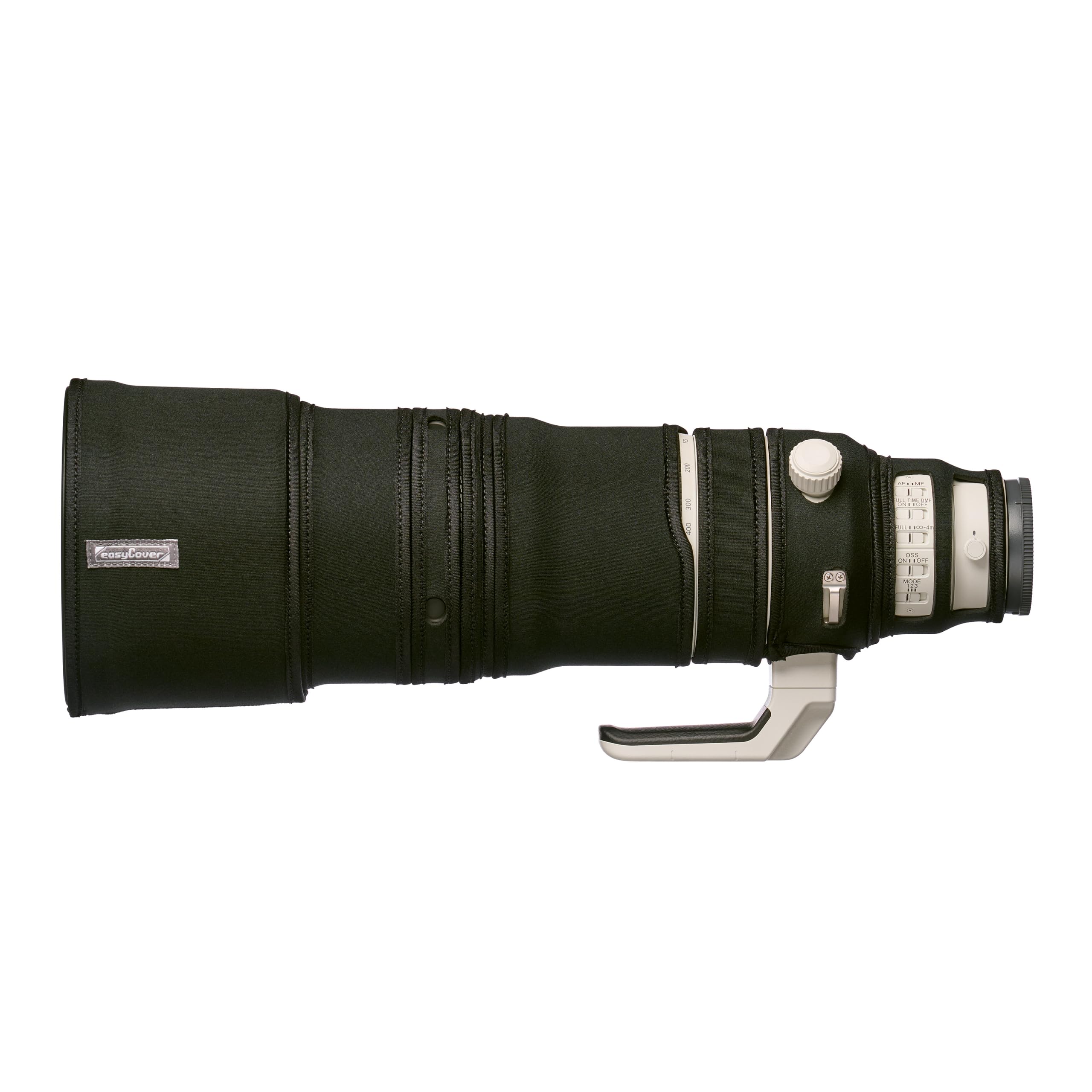 easyCover Protección de la lente para Sony FE 100-400mm f/4.5 GM OSS Negro