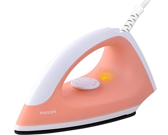 Philips GC091 750W Nonstick Dry Iron (Pink)