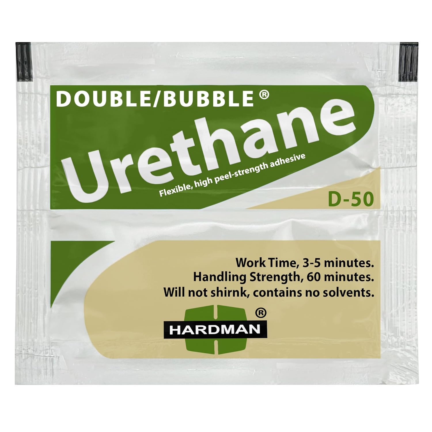 Hardman Double Bubble Green Urethane D-50 Flexible Epoxy - 04022 (25 Pack)