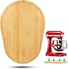 Bamboo Mixer Slider for Kitchen Aid 5-8 Qt Bowl Lift Stand Mixer, Kitchen Appliance sliding mat Countertop Storage Attachments, Mixer Accessories Sliding Tray Board for Moving Kitchen Aid 5-8 Qt Mixer