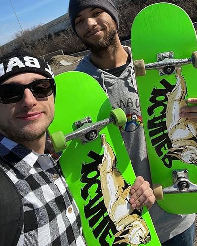 Miniatura 9 de Yocaher Patinetas completas punked de 7.75 pulgadas o 8.25 pulgadas o formas Mini Cruiser o Micro Cruiser - Serie Pika, Candy y Chimp