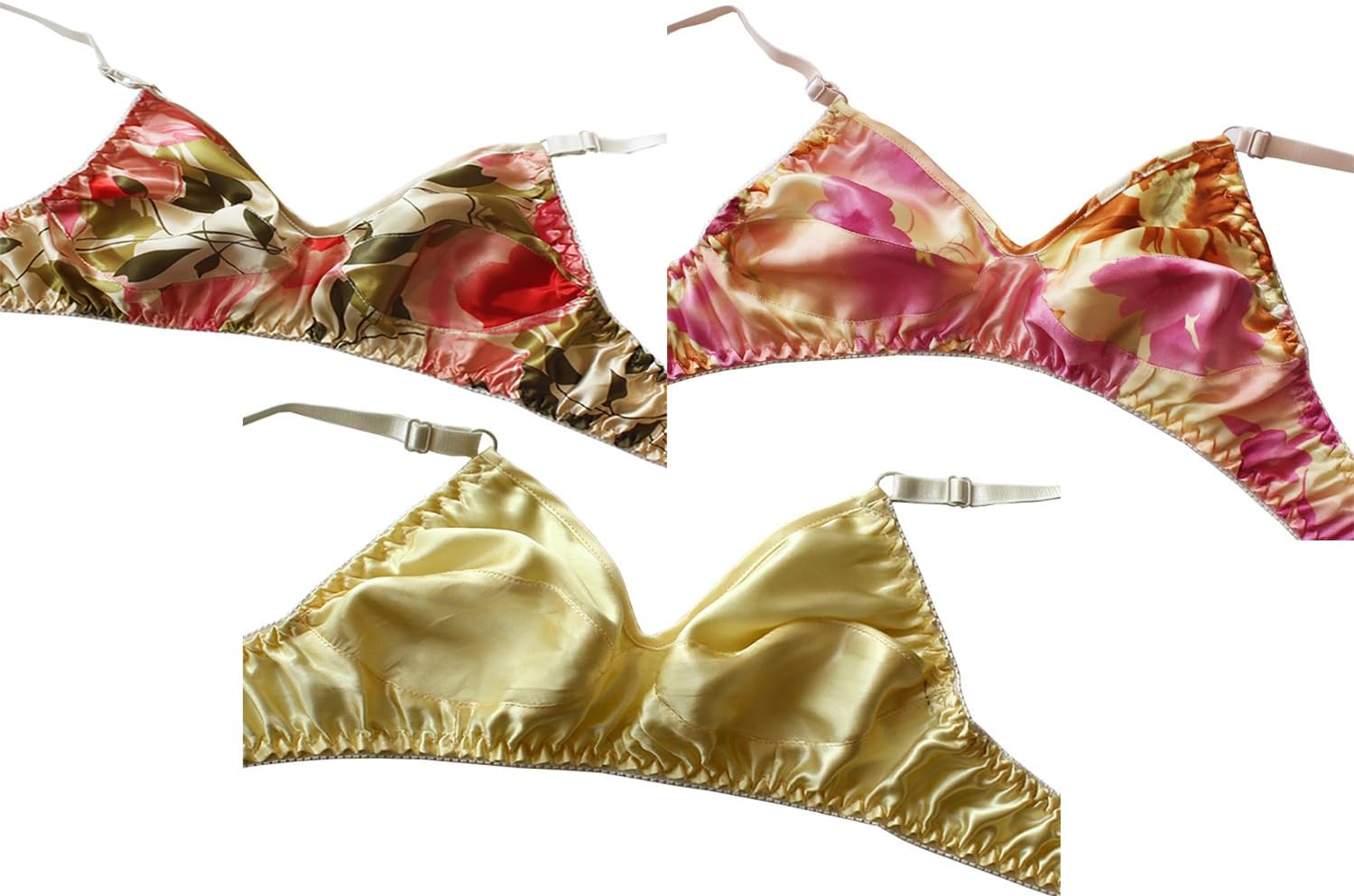 Sexy 100% Mulberry Silk Bra