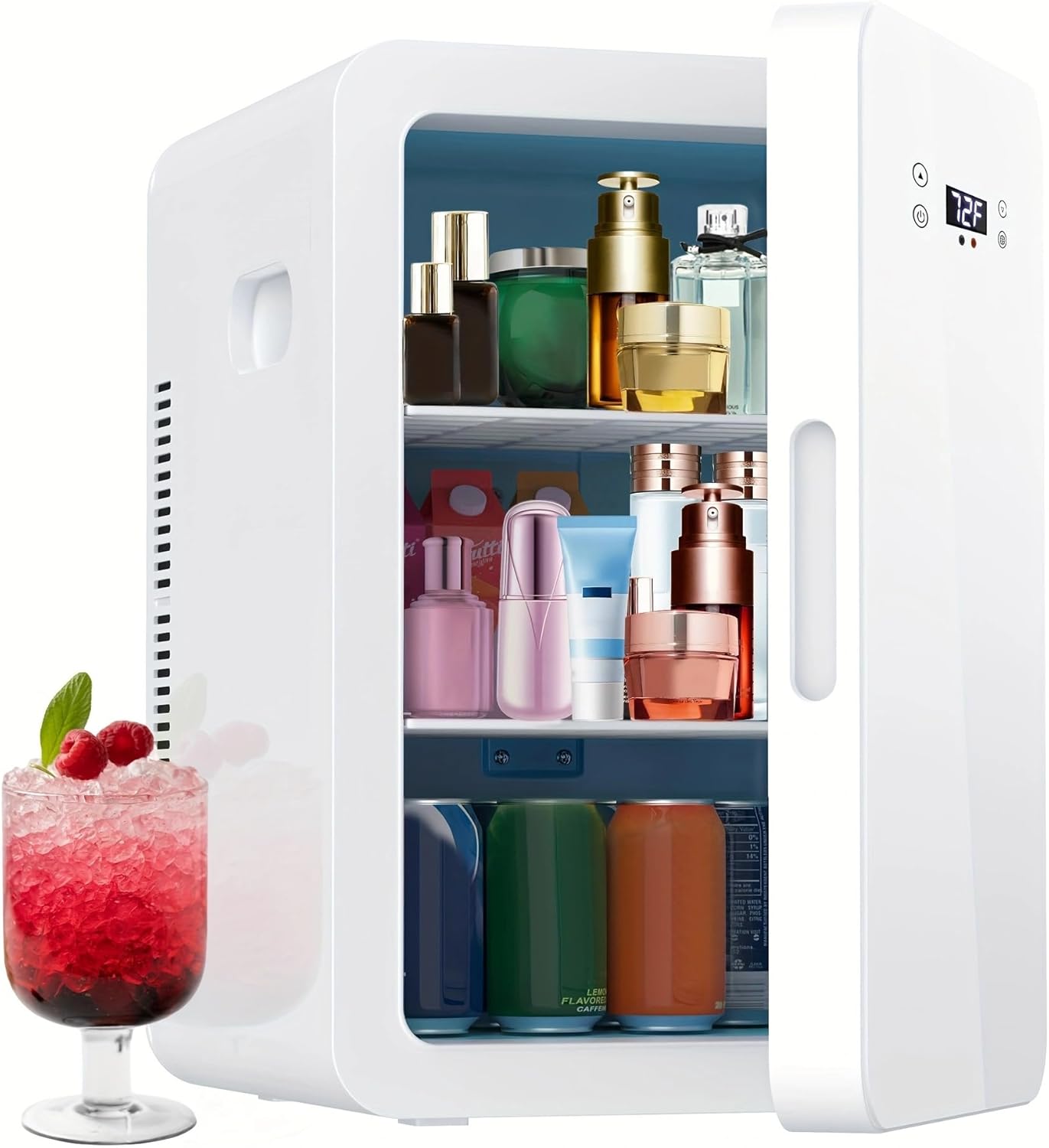 Advwin 22L mini fridge for bedroom with AC/DC power