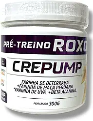 Crepump Pré Treino Natural 300g Energia e Desempenho com Farinha de Beterraba e Maca Peruana