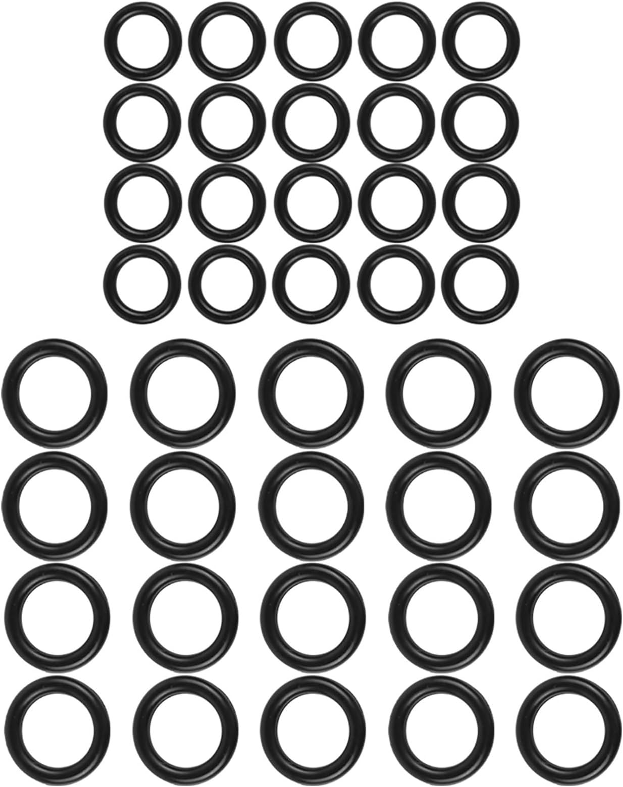 40 Count O Ring Kit for Pressure Washer Quick Disconnect Couplings Includes M22 and 3/8 Inch Rubber Seals