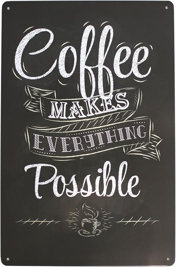 The Good Coffee - metalen bord