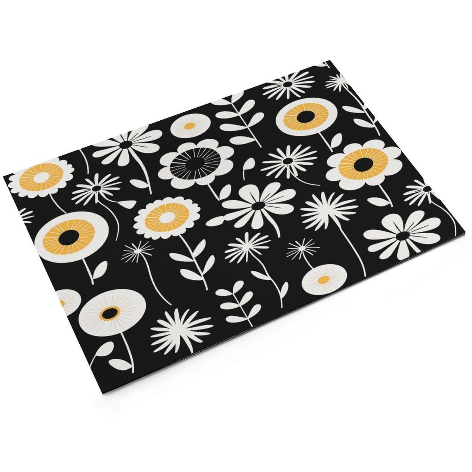 Tapis de nourriture pour chat et chat - Tapis d'alimentation antidérapant - Facile à nettoyer pour la nourriture et l'eau - 61 x 81,3 cm