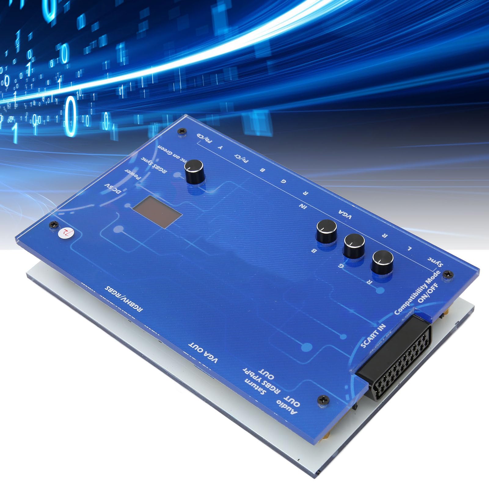 Denash GBS Control Video Converter con Regolazione RGB e Aggiornamento del Firmware per Console di Gioco retrò Adattatore di potenza: 5v2a, Adatto per Dreamcast, 1x Converter,