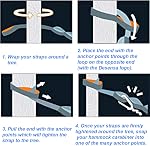 Hammock Tree Straps, Best 12 FT Long 20+1Loops Adjustable Suspension Straps, 100% No Stretch&Lightweight, 2000 LBS Combined, Hammock Accessories, Fits All Hammocks (12 ft with carabiners)
