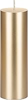 Vista 23 de Mega Candles 3 velas de pilar de oro rosa sólido sin perfume, vertidas a mano, velas de cera prémium de 2 x 6 pulgadas, decoración del hogar, spas