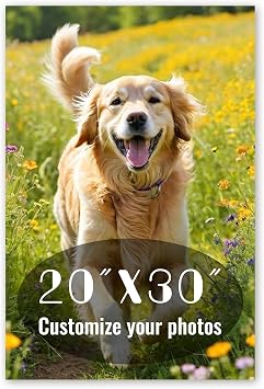 Personalized Photo Prints 20x30 in - Custom Poster Prints Upload Your Image/Photo - Wall Art Prints Durable and Waterproof - Living Room, Bedroom Home Decor