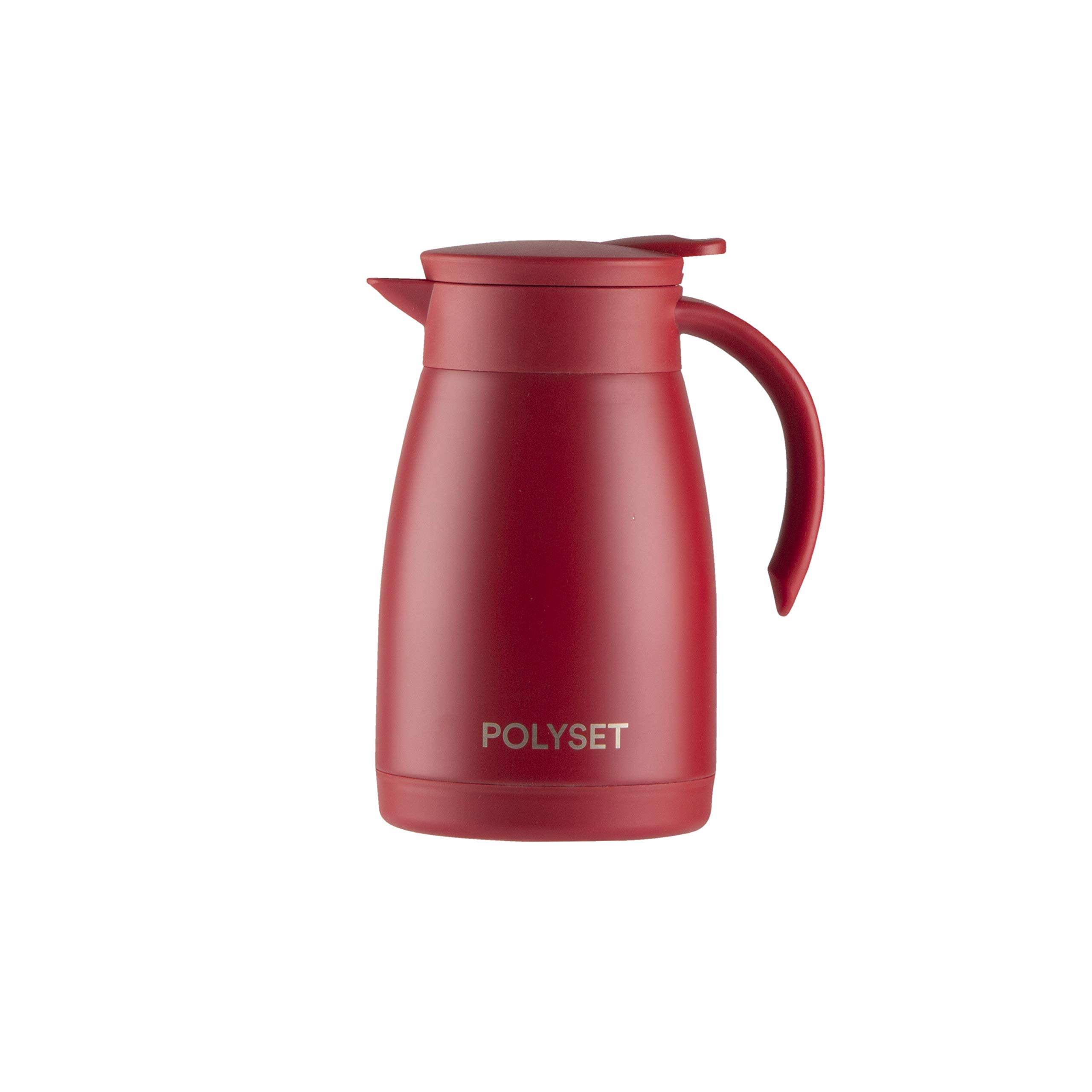 Supreme Vacuum Insulated Stainless Steel Flask, Water, Beverage, Travel Bottle, Jug, Airpot, Coffee, Tea Pot (Red 750 ml)