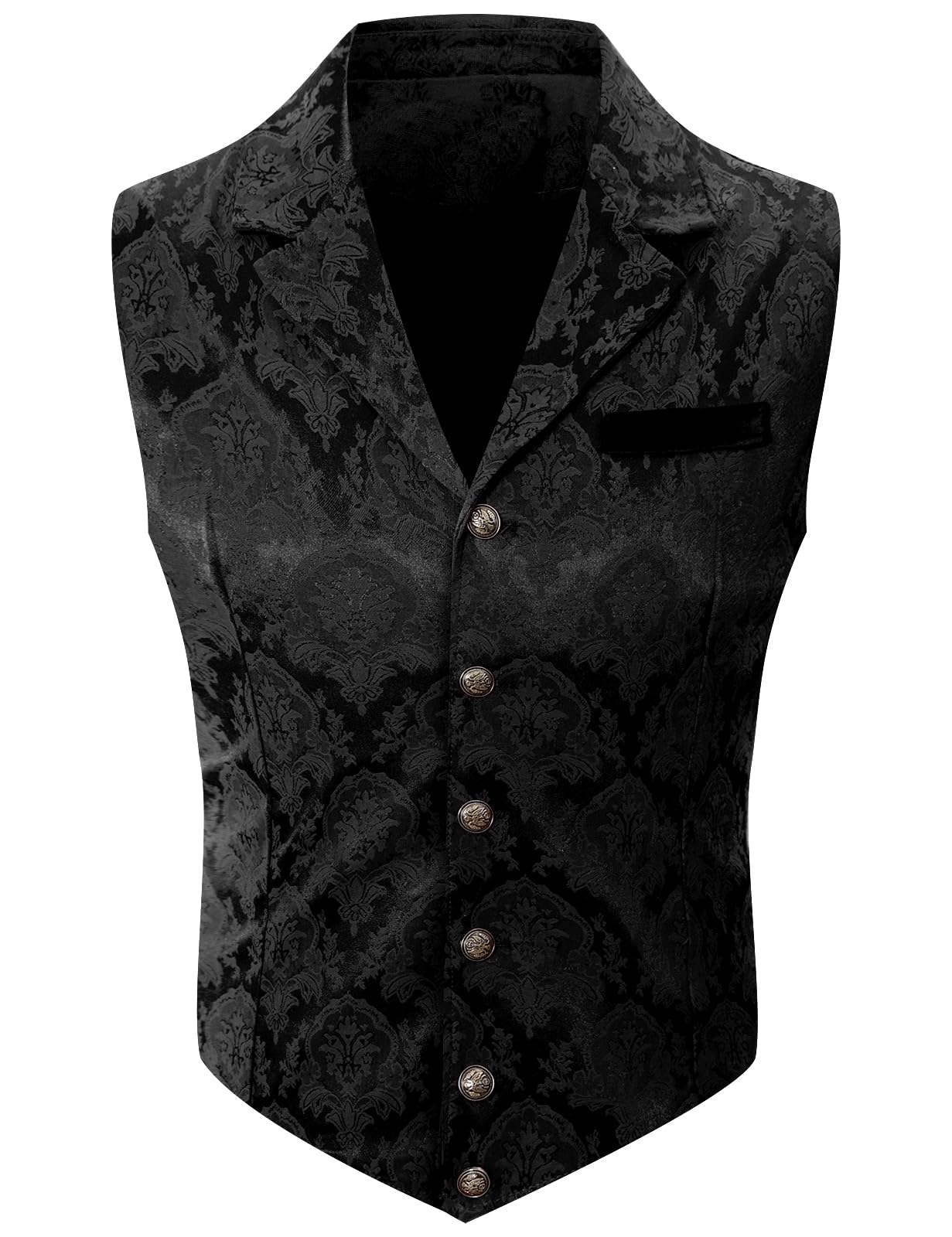 Gilet Paisley pour Homme Costume Victorien Gothique Steampunk Vintange