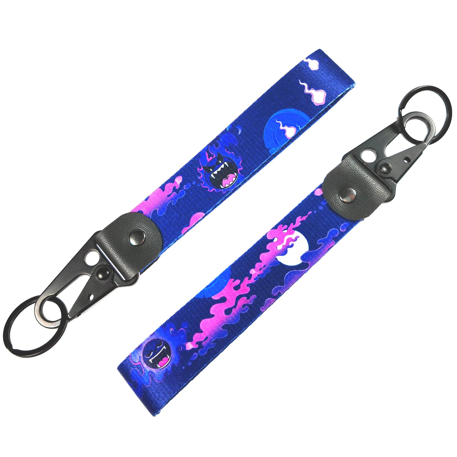 2 pack Wrist Lanyard Keychain for Women and Men, Anime Theme