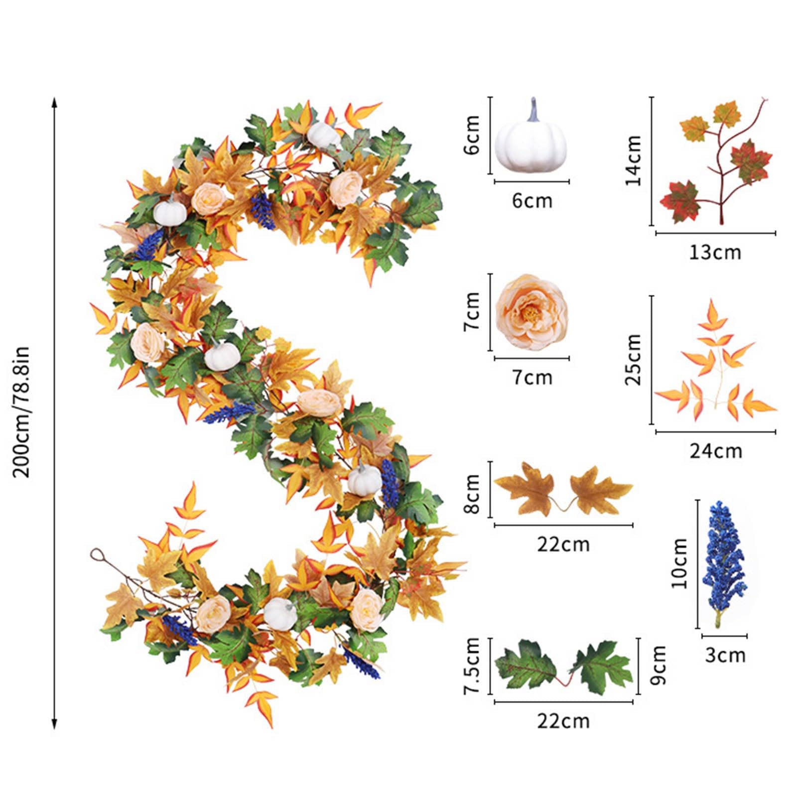 Flores de otoño con rosas realistas calabazas y para puerta de entrada de otoño 062661