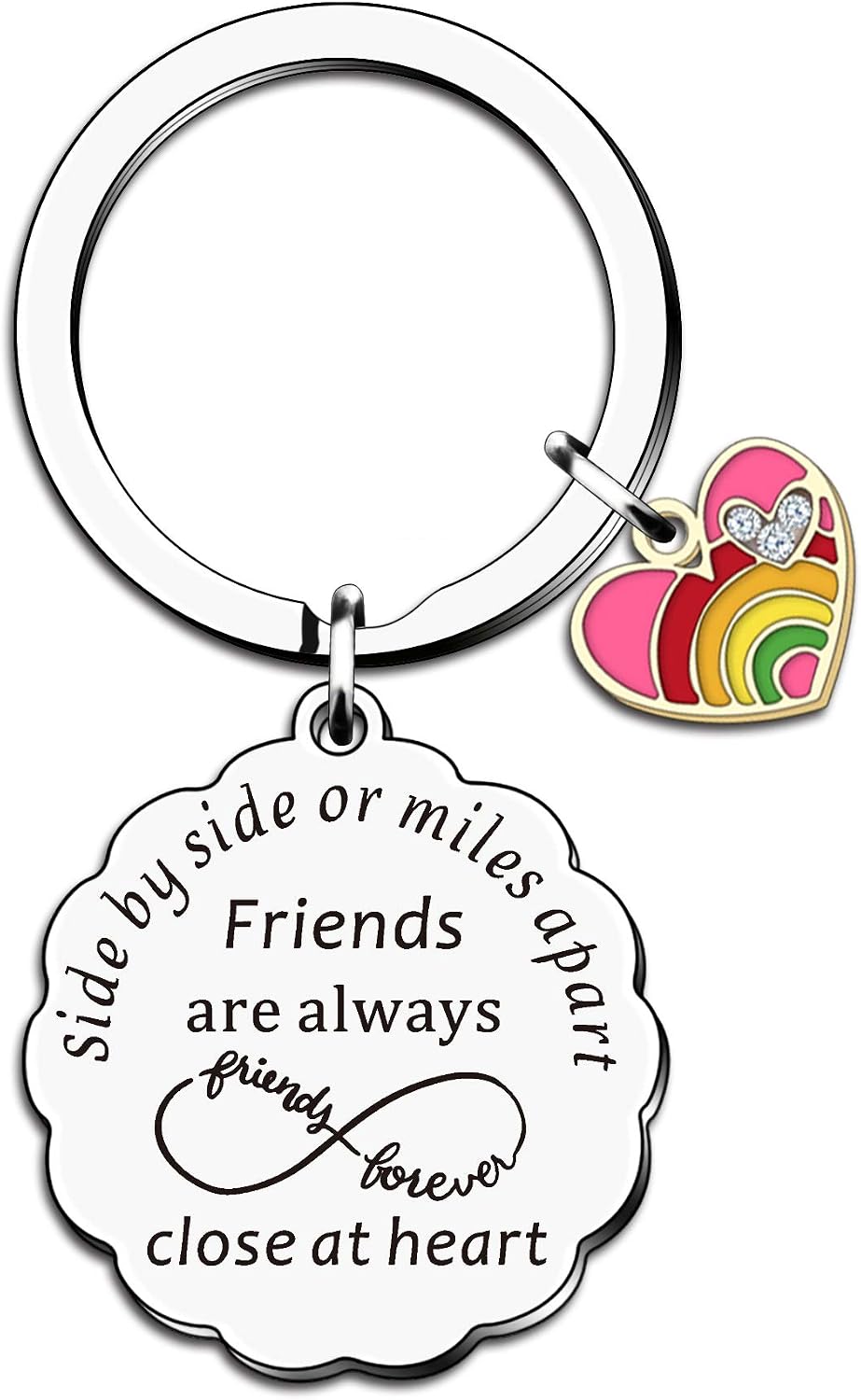 HULALA Friendship Keyrings For Women Best Friend Leaving Long Distance ...
