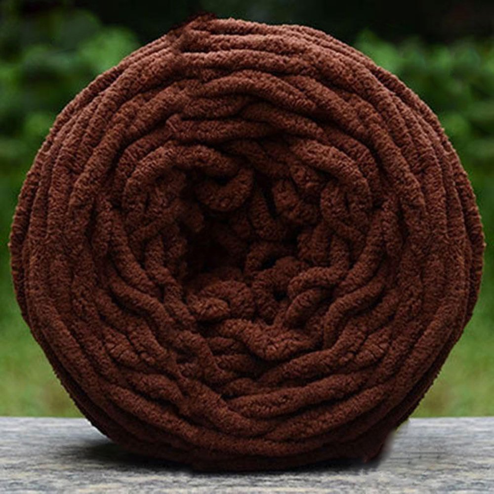 Bluelans Coffee Bluelans® 100% Acrylic Soft Chunky Yarn Knitting Wool 100G, Available In 17 Colours (Coffee)