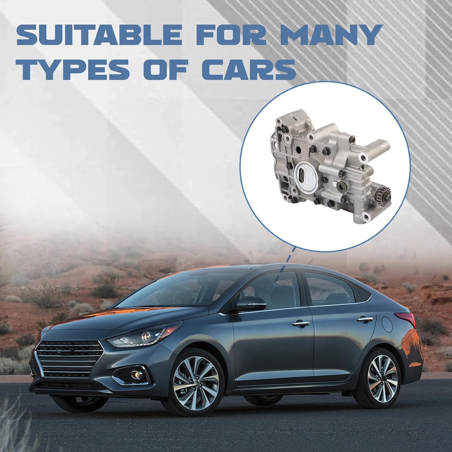 23300-2G400 Engine Oil Pump Assembly for 2013-2016 Santa Fe Sport 2014-2015 Tucson- 2.4L