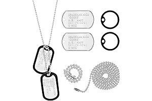 Personalized Military Dog Tag Set: Express Your Unique Identity