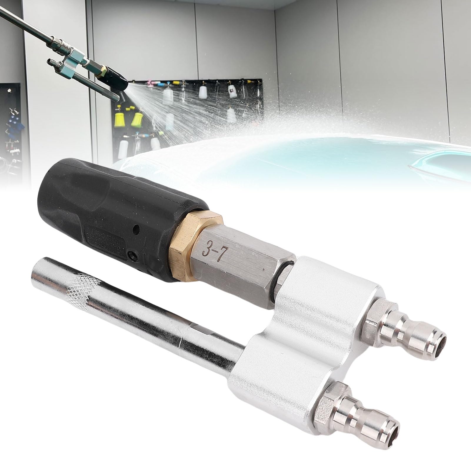 Keenso Pressure Washer Nozzle Rugged 3-7 GPM Long Distance Tip for Exterior