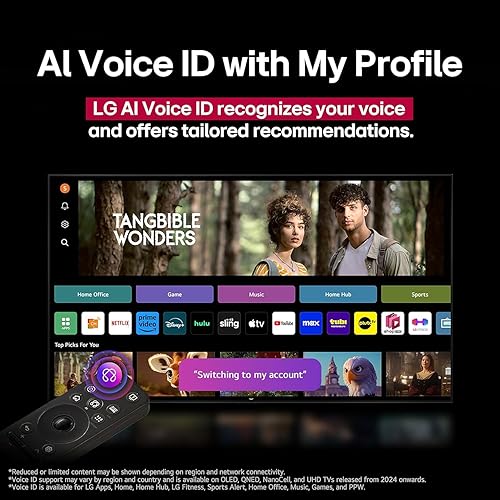 Miniatura 5 de LG Smart TV OLED AI 4K serie B5 de 65 pulgadas con Dolby Atmos, Dolby Vision, HDR10, AI Super Upscaling 4K, modo cineasta, orquesta Wow, Alexa