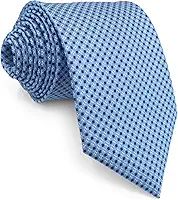 Gravatas masculinas Blue Dots Business Mens gravatas de seda para terno
