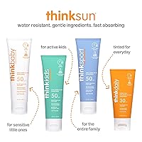 Vista 6 de Think Sport Kids - Protector solar mineral SPF 30 en barra, 0.64 onzas, seguro, natural, resistente al agua, protector solar seguro para arrecifes