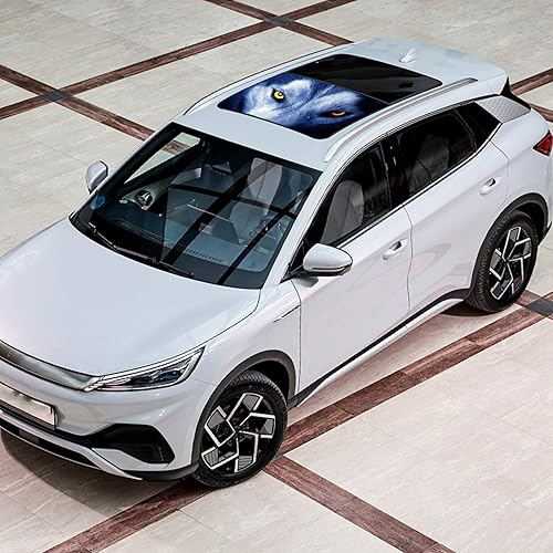 Miniatura 3 de nuoozy Universal Car Sunroof Calcomanías 3D Creativo Ojo Decoración Pegatinas Vinilo Sunroof Parasol C003