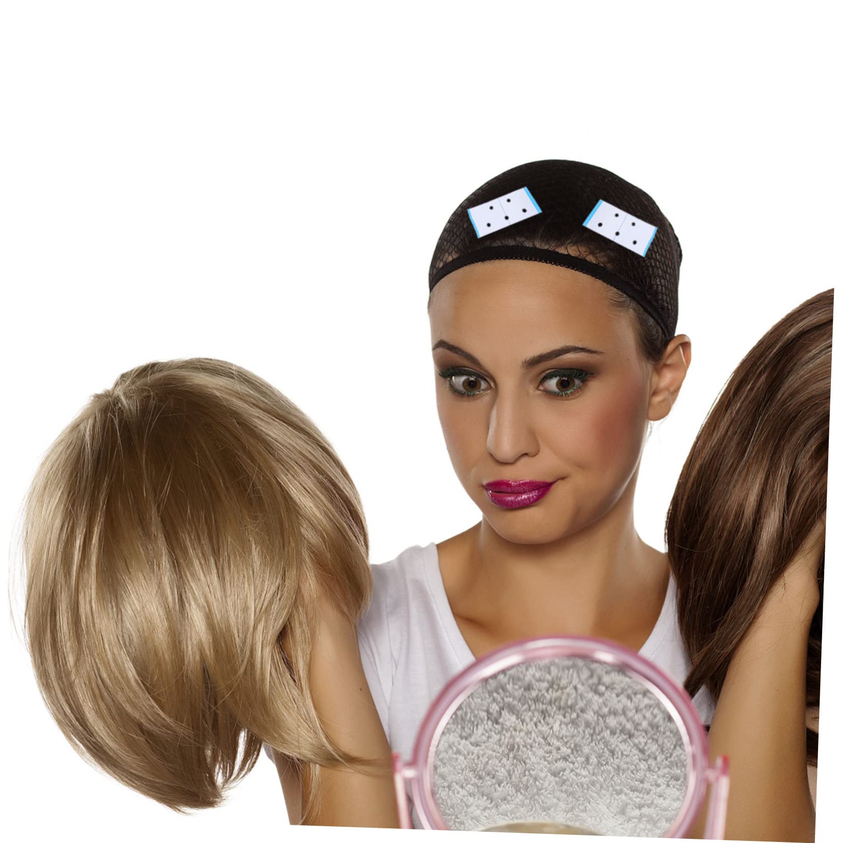 PACKOVE 4 Set Nastro Biadesivo Per Parrucche E Invisibile Adatto Per Extension E Toupee Accessori Per Sottili Facile Applicazione E Rimozione 36 Pezzi*4