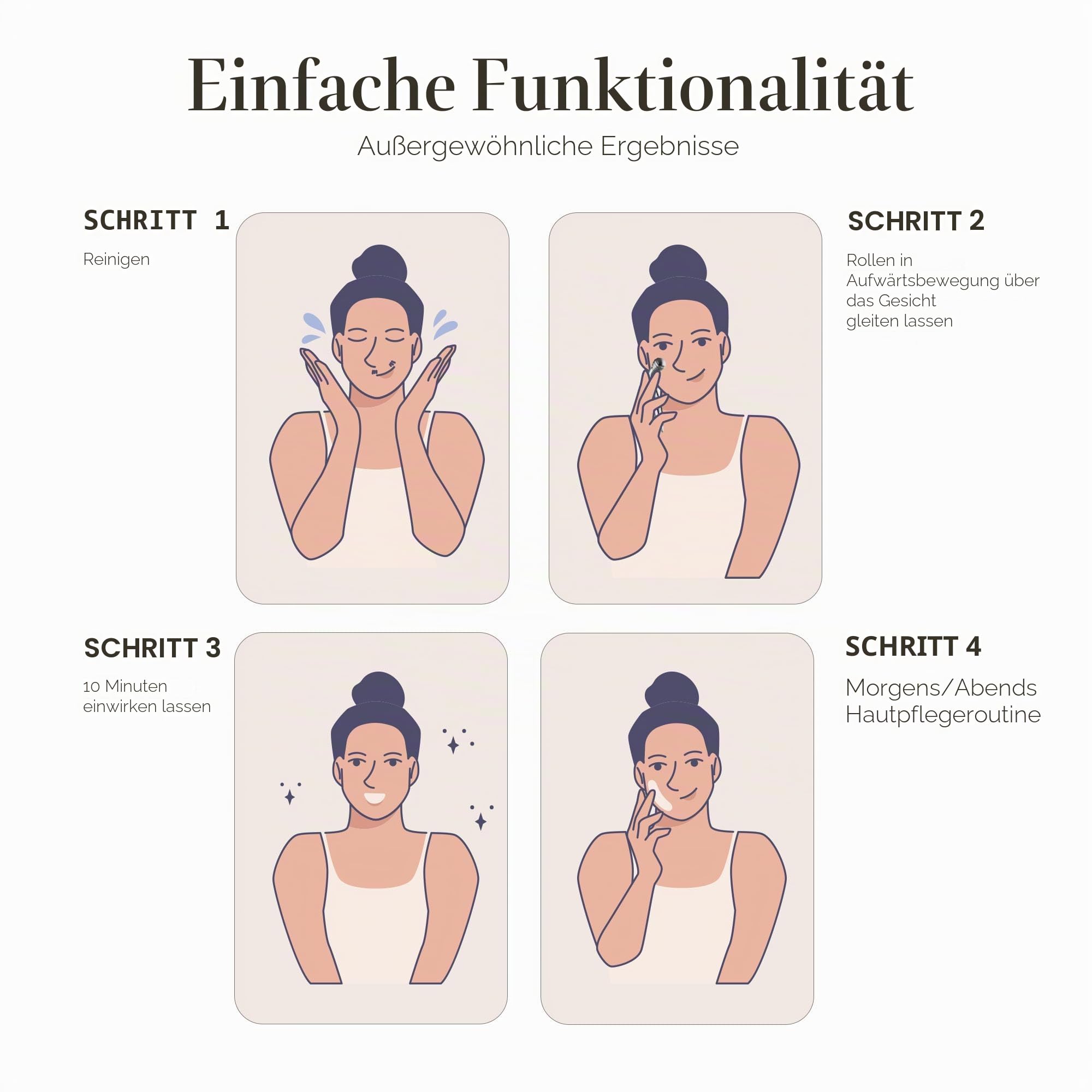 Project E Beauty Vora Mikrostrom-Gesichtsroller, solarbetriebenes Mikrostrom- 3D-Gesichtmassagegerät mit Knetkugel für V-förmige Gesichtsstraffung, Hautstraffung, Glätten feiner Linien