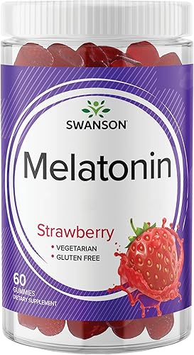 Miniatura 1 de Swanson Gomitas de melatonina para adultos  Suplemento nocturno que promueve la relajación y el apoyo al sueño  Fórmula de bienestar que ayuda a un