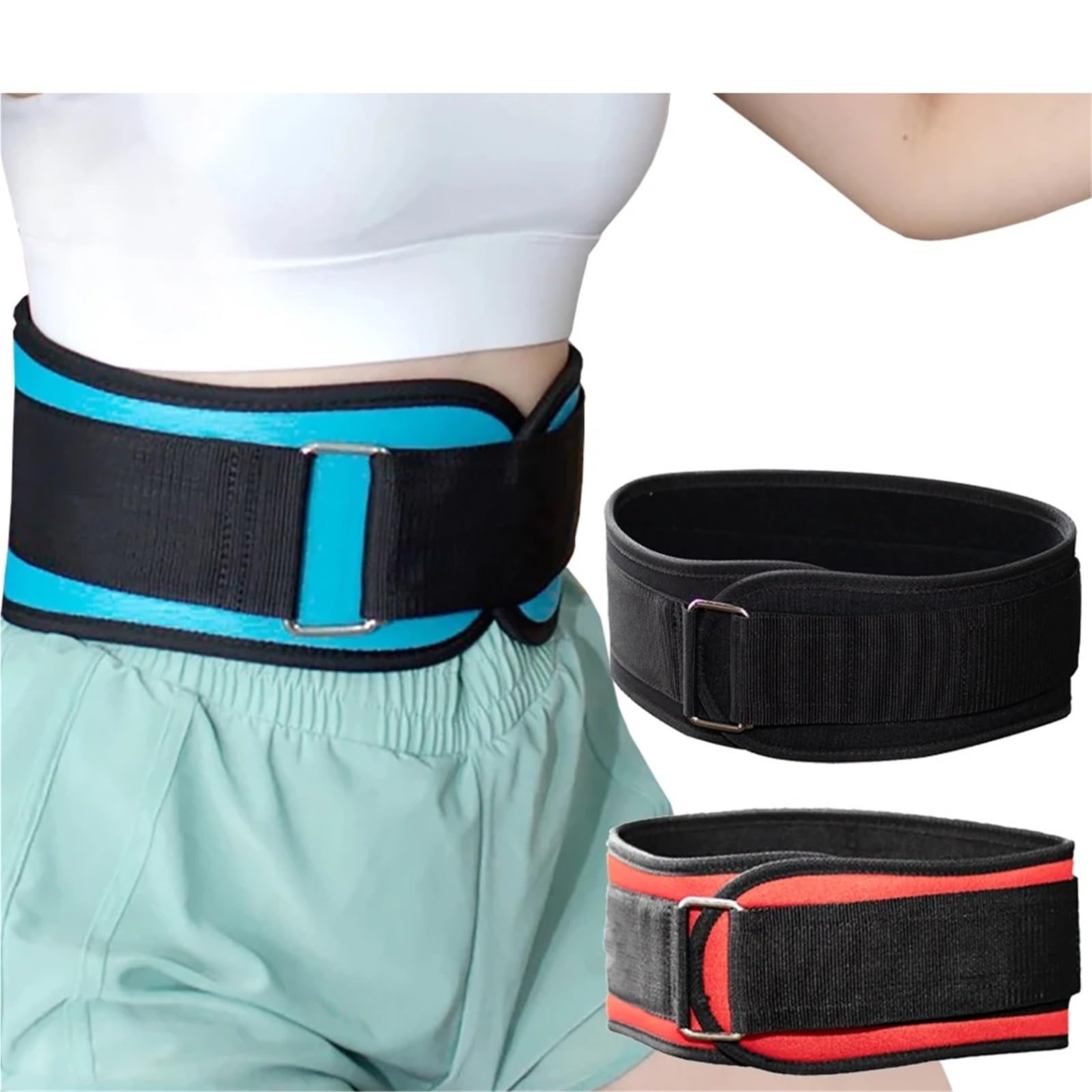 Ceinture d'haltérophilie de Sport réglable, entraînement Squat, soutien lombaire, bande Fitness, haltères, Deadlifts Pour Powerlifting