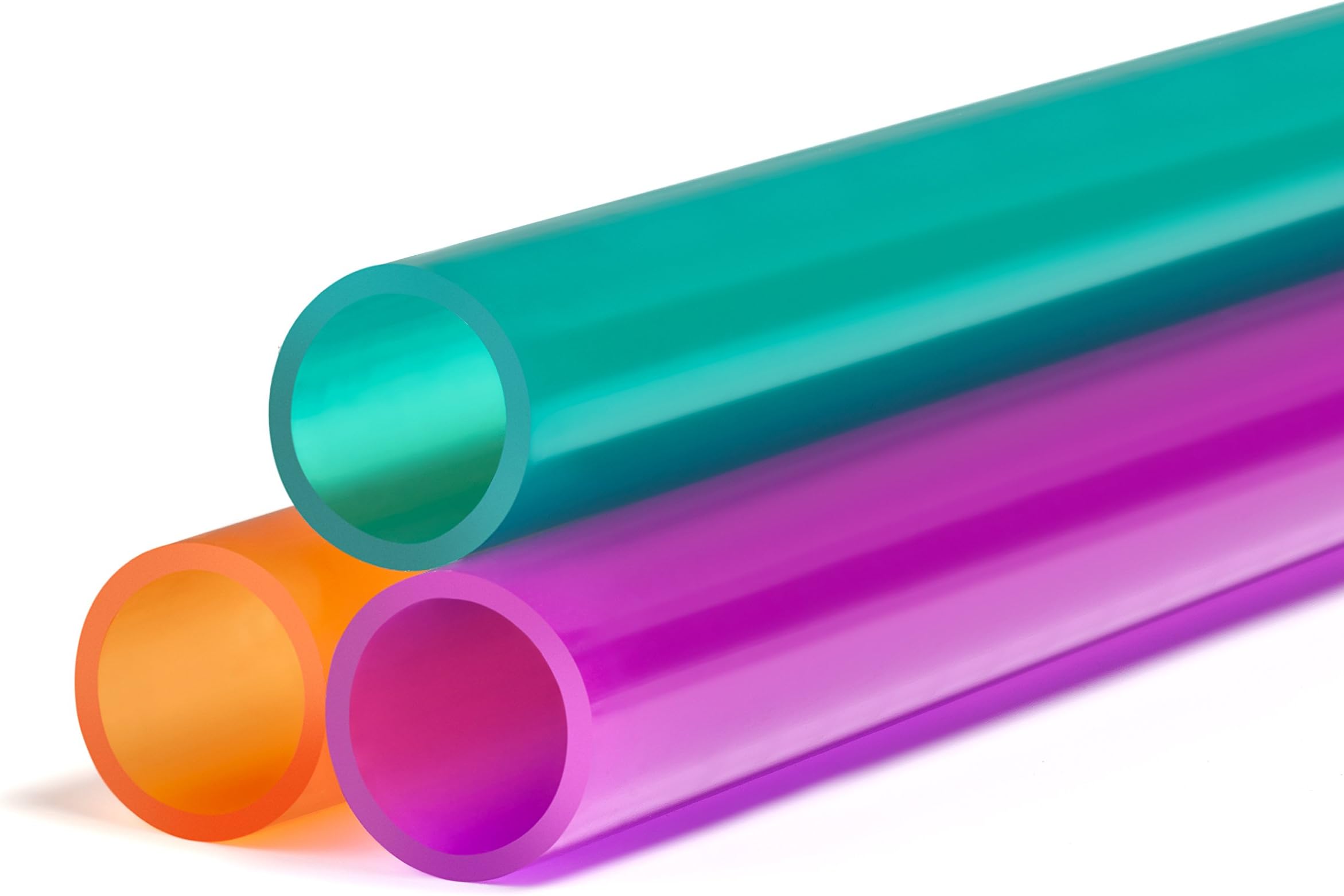 Reusable Wide Straws - Boba - Thick Smoothies - Bubble Tea - Extra Large - 3-pack