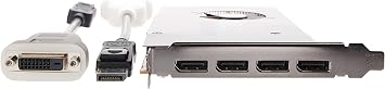 Sapphire AMD FirePro W5100 4GB GDDR5 Quad DP PCI-Express Graphics Card 100-505737
