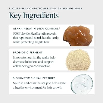 Virtue Flourish Conditioner to Re-grow Thinning Hair, Volumises