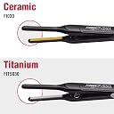 Red by Kiss Kiss Products Red Ceramic Tourmaline 3/10 Inch Pencil Flat Iron, 1.01 Pound gallery image