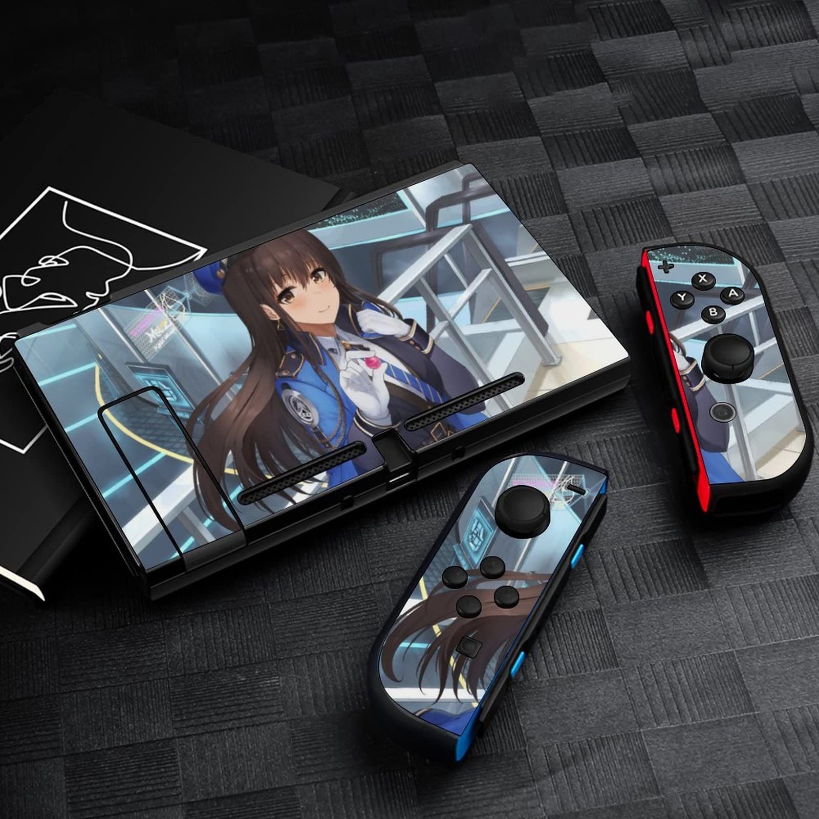 Amazon.co.jp: Switch/Switch Lite専用 スキンシール アニメ柄 勝利の