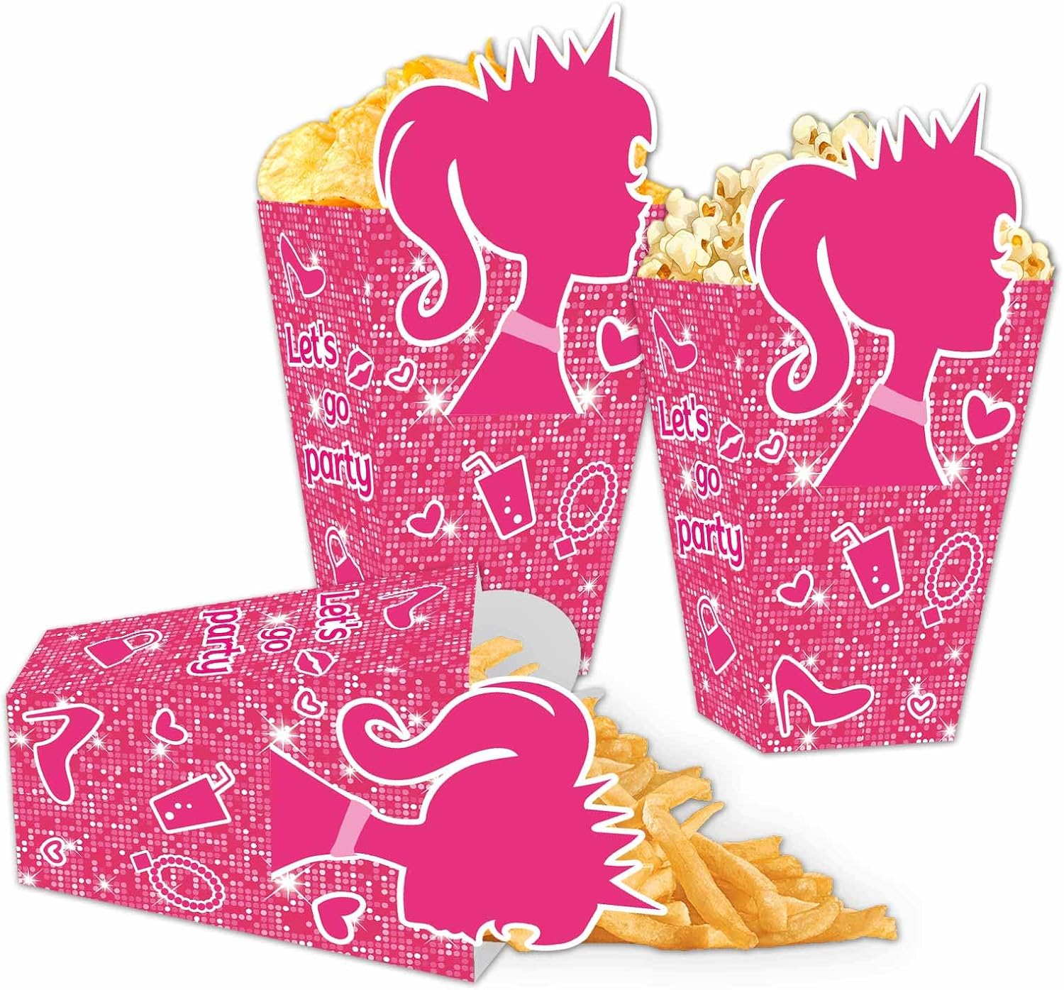 Zliisang Magic Party Popcorn Boxes 20pcs Wizard Birthday Decorations Snack Treat Boxes for Kids Boys Girls Birthday Party Supplies Baby Shower Decorations