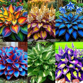 295+ USA PERMIUM Hosta Flower Seeds for Planting Home Garden-Non GMO Heirloom Stunning Home Pollinator Garden Blooms