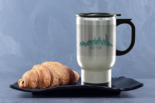 Vista 197 de TJ Originals - Taza de café Boston Massachusetts, regalo de taza de café de recuerdo de viaje turístico, taza de cerámica Skyline de 11 oz, taza