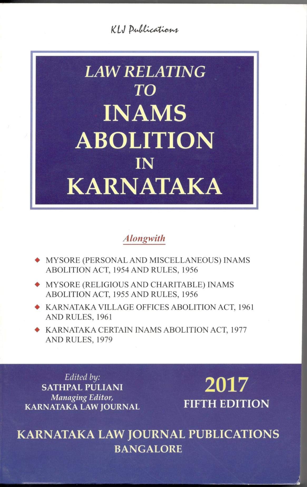 Inams Abolition In Karnataka