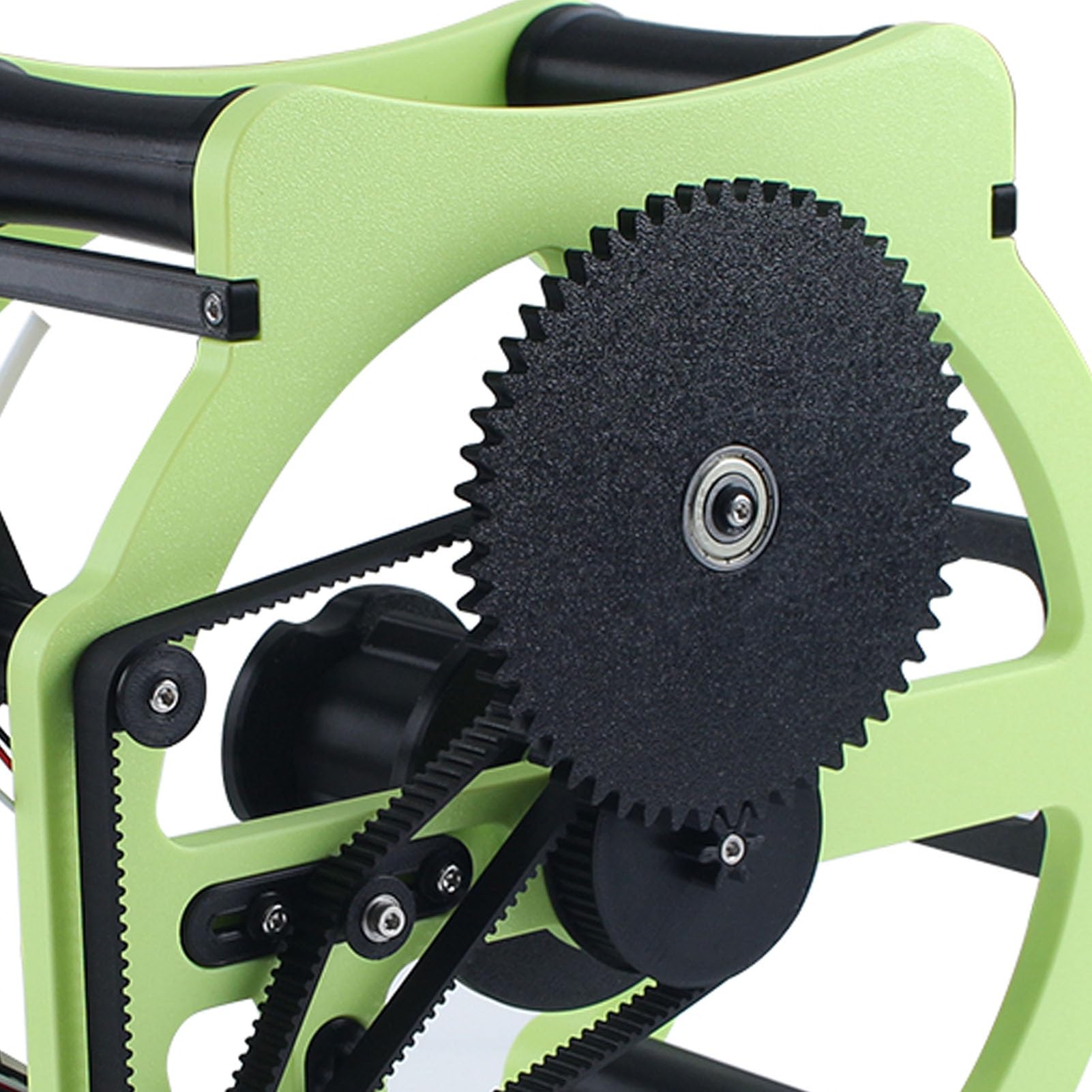 Fafeicy 3D-Drucker-Filament-Respooler, Doppellagiger Elektrischer Spulenwickler für PLA, PETG, ABS, TPU, Nylon, Grün, für 3D-Druck, Hobbyisten, Werkstatt, Heimgebrauch, 1 Packung